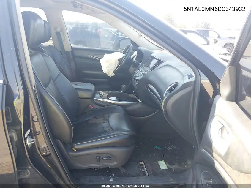 2013 INFINITI QX60 VIN 5N1AL0MN6DC343932 — фото 5