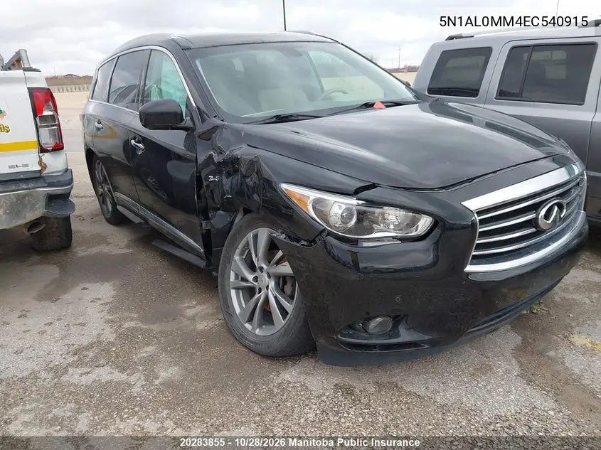 INFINITI QX60 2014, VIN 5N1AL0MM4EC540915