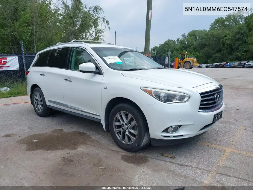 INFINITI QX60 2014, VIN 5N1AL0MM6EC547574