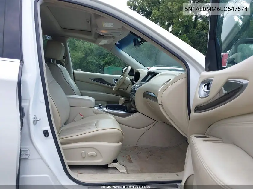 2014 INFINITI QX60 VIN 5N1AL0MM6EC547574 — фото 5
