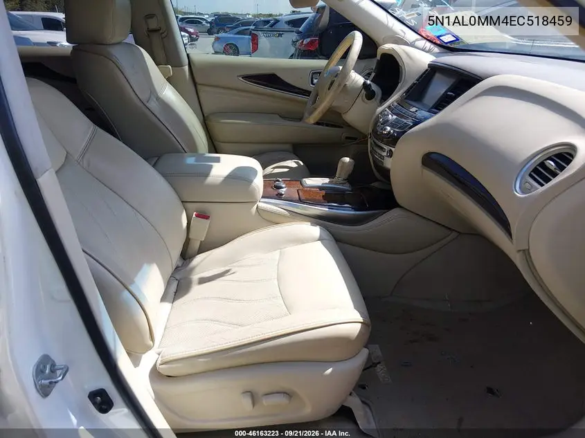 2014 INFINITI QX60 VIN 5N1AL0MM4EC518459 — фото 5