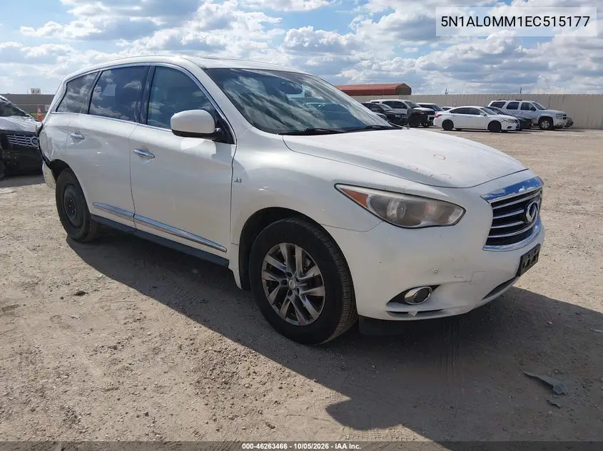 INFINITI QX60 2014, VIN 5N1AL0MM1EC515177