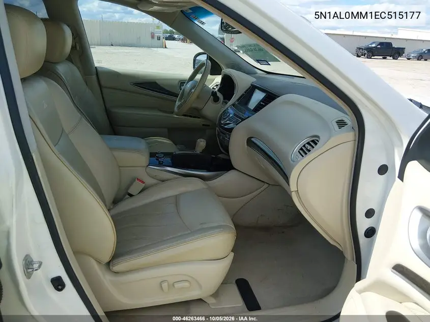 2014 INFINITI QX60 VIN 5N1AL0MM1EC515177 — фото 5