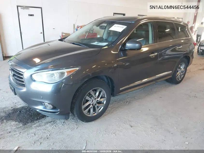 2014 INFINITI QX60 VIN 5N1AL0MN6EC544456 — фото 2