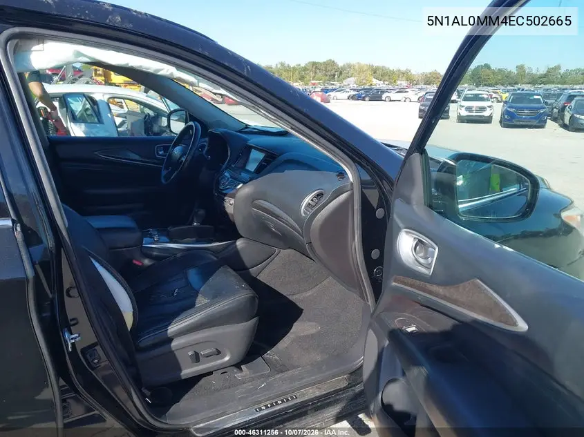 2014 INFINITI QX60 VIN 5N1AL0MM4EC502665 — фото 5