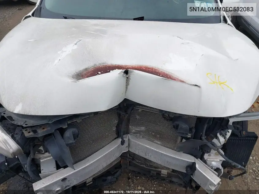 2014 INFINITI QX60 VIN 5N1AL0MM0EC532083 — фото 10