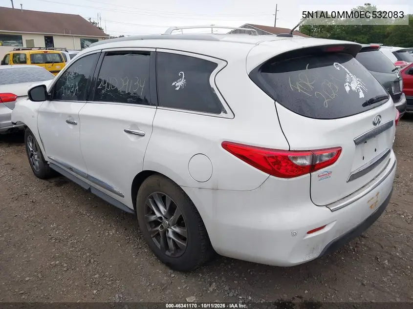 2014 INFINITI QX60 VIN 5N1AL0MM0EC532083 — фото 3
