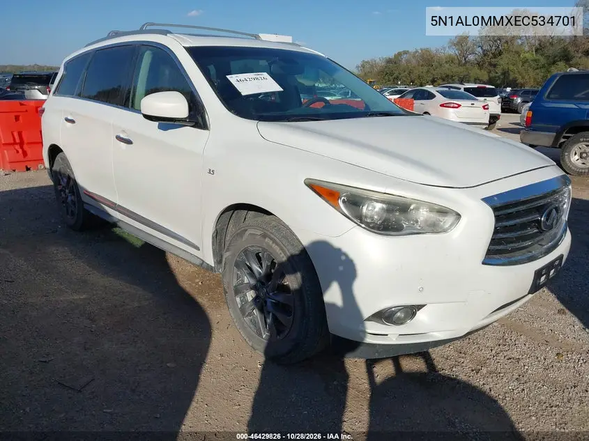 INFINITI QX60 2014, VIN 5N1AL0MMXEC534701