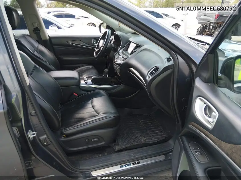 2014 INFINITI QX60 VIN 5N1AL0MM8EC530792 — фото 5