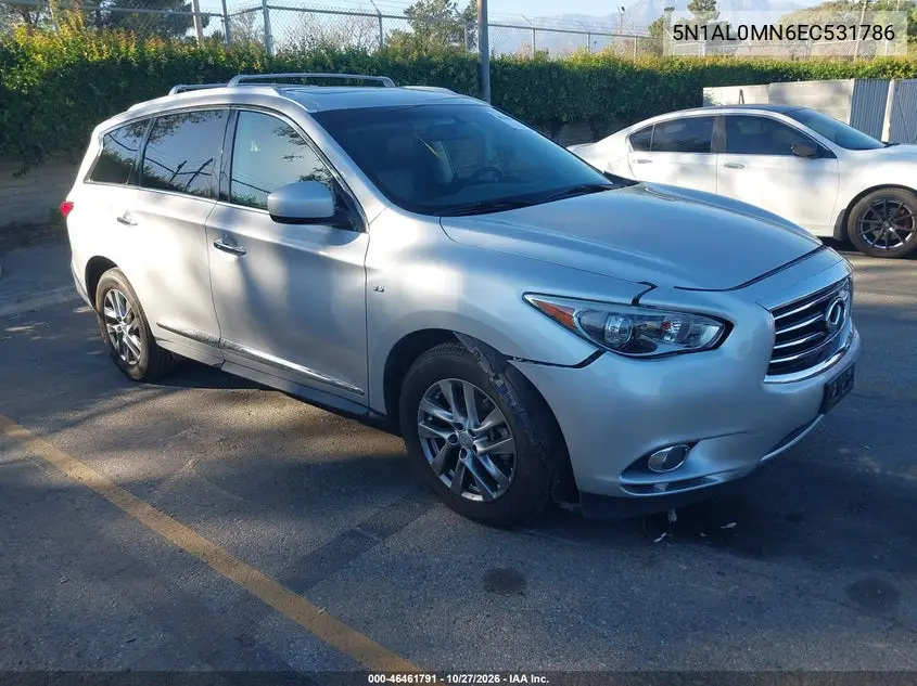 INFINITI QX60 2014, VIN 5N1AL0MN6EC531786
