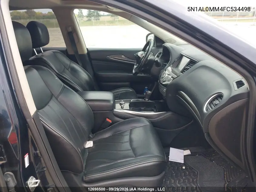 2015 INFINITI QX60 VIN 5N1AL0MM4FC534498 — фото 5