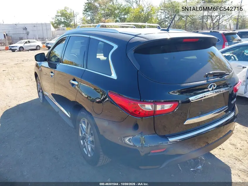 2015 INFINITI QX60 VIN 5N1AL0MM6FC542716 — фото 3