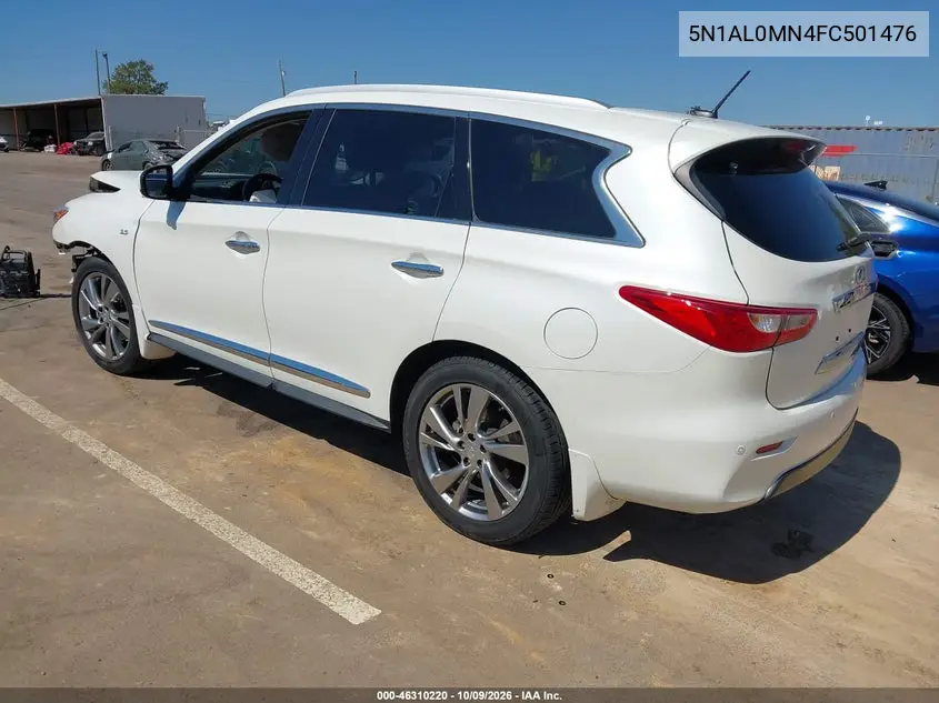 2015 INFINITI QX60 VIN 5N1AL0MN4FC501476 — фото 3