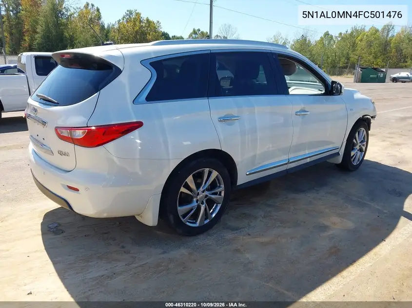 2015 INFINITI QX60 VIN 5N1AL0MN4FC501476 — фото 4
