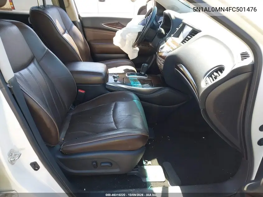 2015 INFINITI QX60 VIN 5N1AL0MN4FC501476 — фото 5