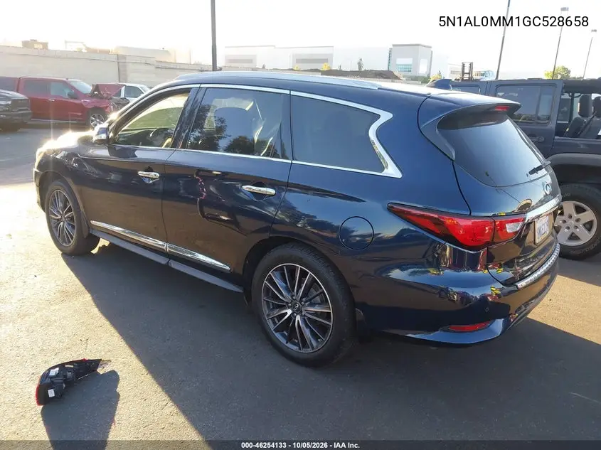 2016 INFINITI QX60 VIN 5N1AL0MM1GC528658 — фото 3