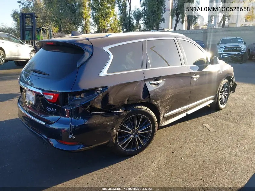 2016 INFINITI QX60 VIN 5N1AL0MM1GC528658 — фото 4