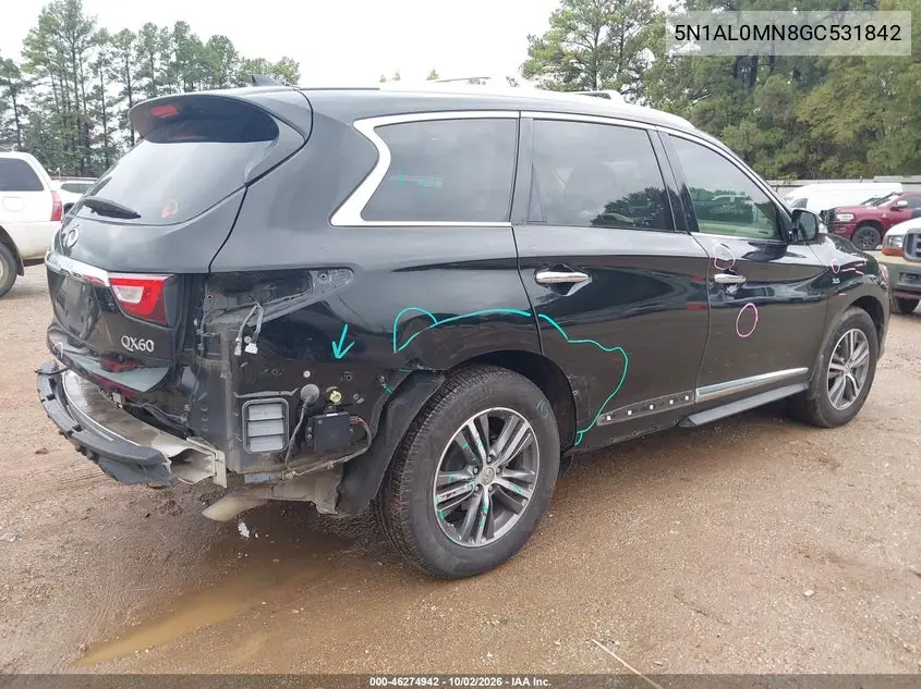 2016 INFINITI QX60 VIN 5N1AL0MN8GC531842 — фото 4