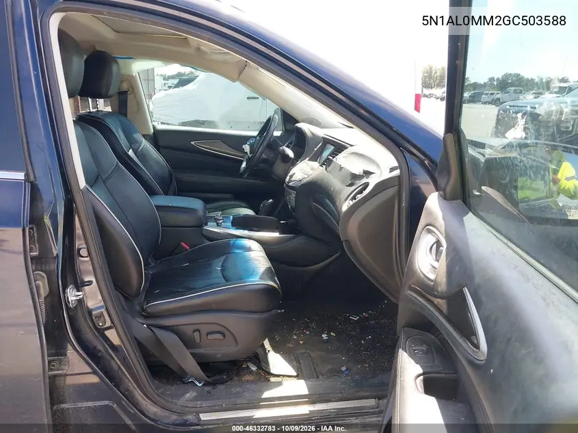 2016 INFINITI QX60 VIN 5N1AL0MM2GC503588 — фото 5
