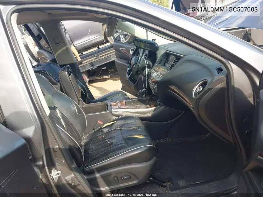 2016 INFINITI QX60 VIN 5N1AL0MM1GC507003 — фото 5