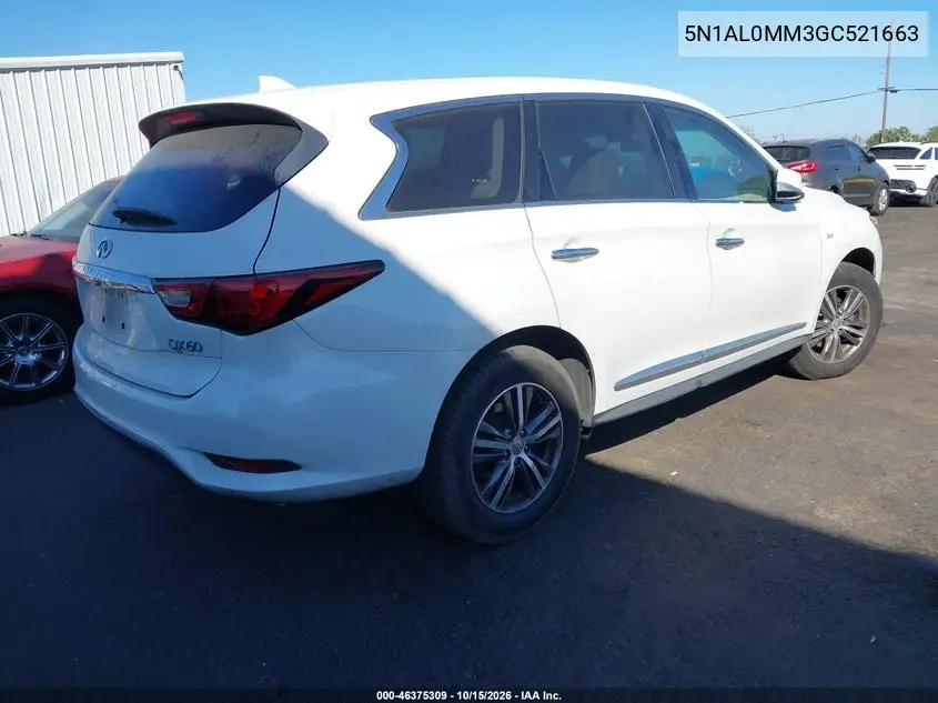 2016 INFINITI QX60 VIN 5N1AL0MM3GC521663 — фото 4