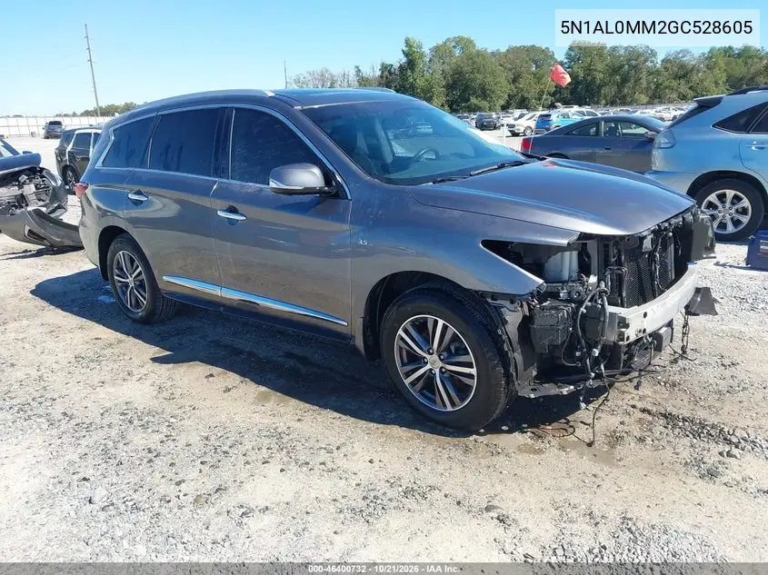 INFINITI QX60 2016, VIN 5N1AL0MM2GC528605