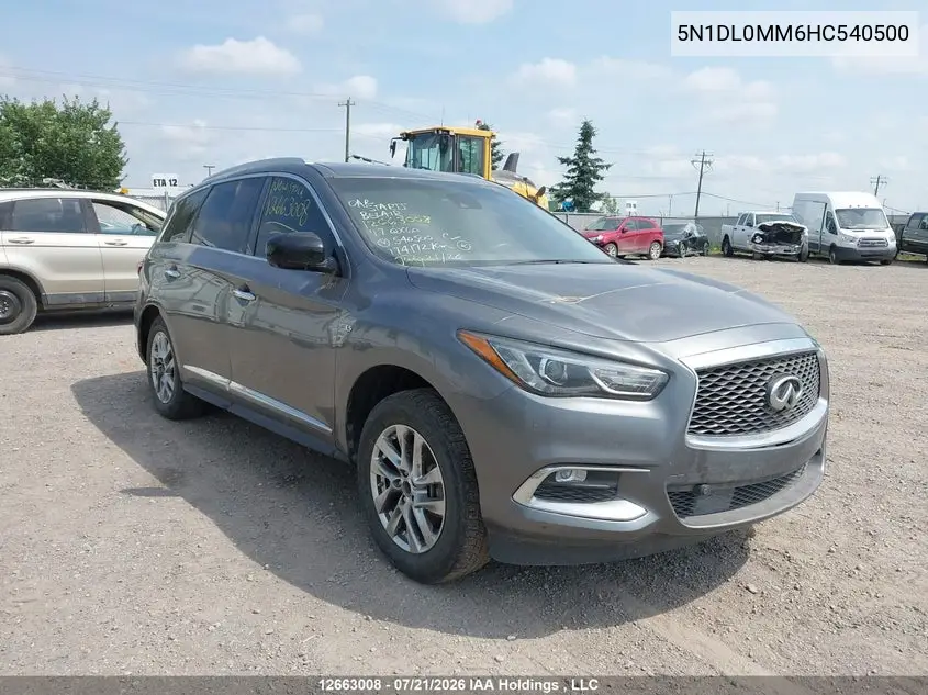 INFINITI QX60 2017, VIN 5N1DL0MM6HC540500