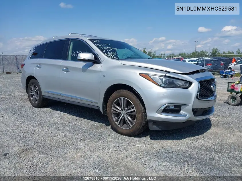 INFINITI QX60 2017, VIN 5N1DL0MMXHC529581