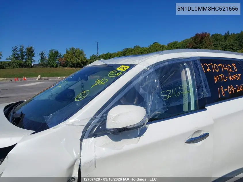 2017 INFINITI QX60 VIN 5N1DL0MM8HC521656 — фото 20