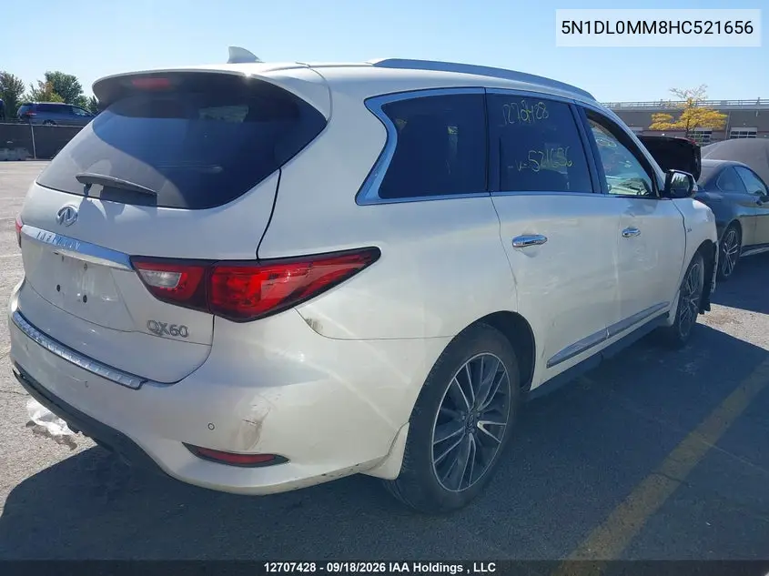 2017 INFINITI QX60 VIN 5N1DL0MM8HC521656 — фото 4