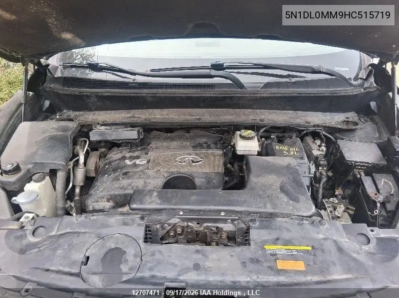 2017 INFINITI QX60 VIN 5N1DL0MM9HC515719 — фото 10