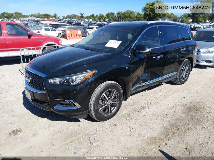 2017 INFINITI QX60 VIN 5N1DL0MM6HC548242 — фото 2