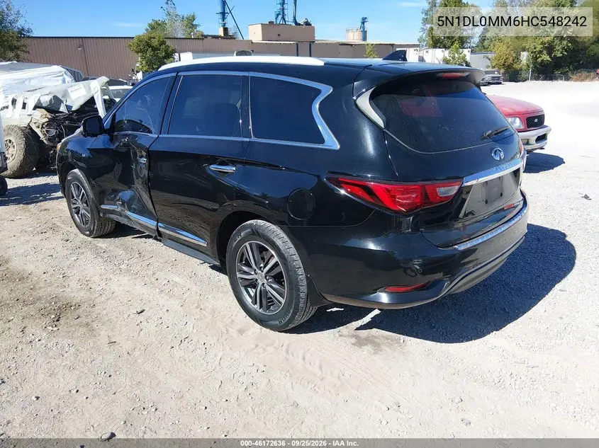 2017 INFINITI QX60 VIN 5N1DL0MM6HC548242 — фото 3