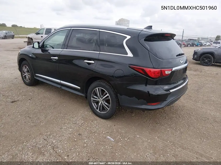 2017 INFINITI QX60 VIN 5N1DL0MMXHC501960 — фото 3