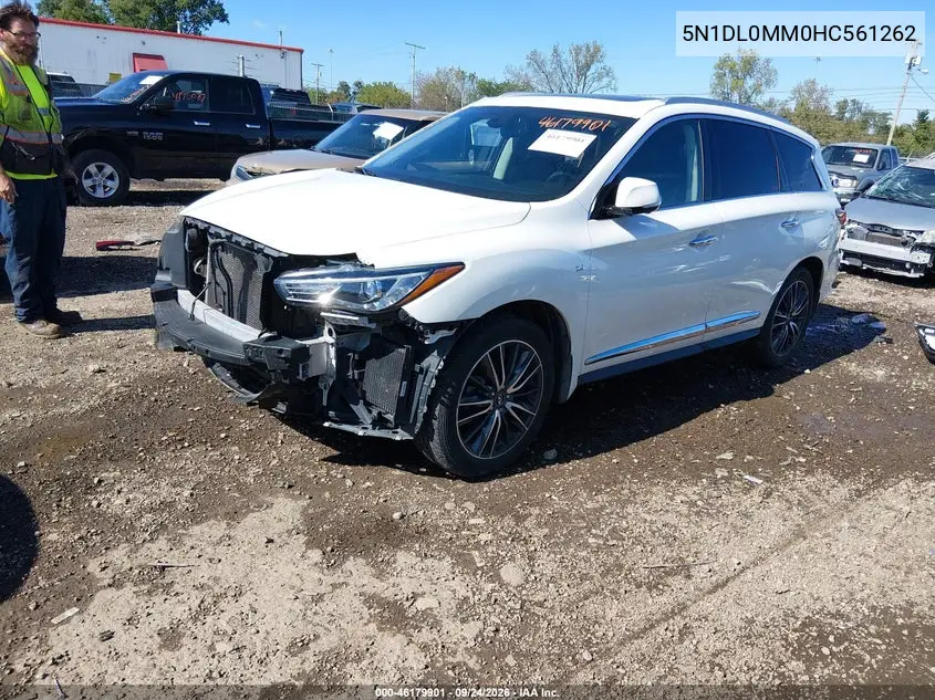 2017 INFINITI QX60 VIN 5N1DL0MM0HC561262 — фото 2