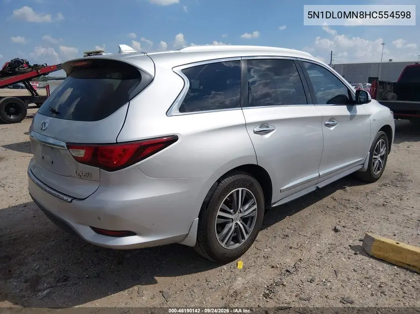 2017 INFINITI QX60 VIN 5N1DL0MN8HC554598 — фото 4