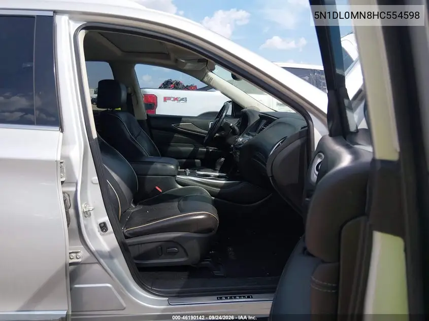 2017 INFINITI QX60 VIN 5N1DL0MN8HC554598 — фото 5