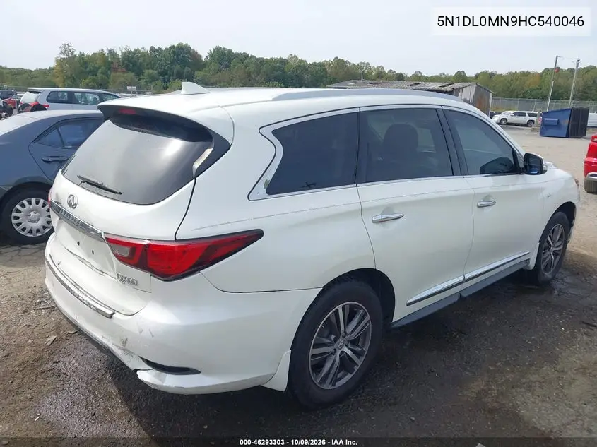 2017 INFINITI QX60 VIN 5N1DL0MN9HC540046 — фото 4