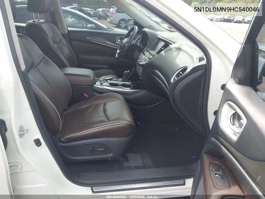2017 INFINITI QX60 VIN 5N1DL0MN9HC540046 — фото 5