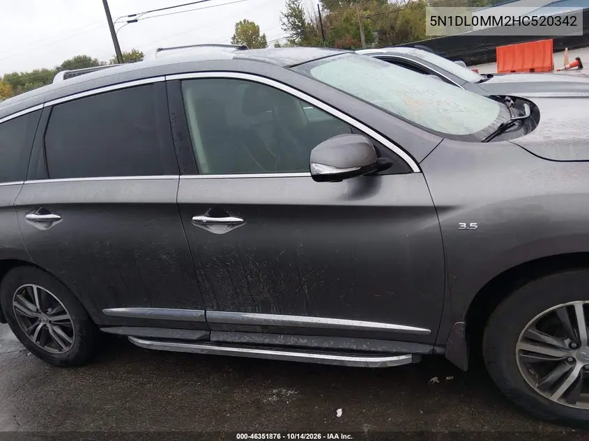 2017 INFINITI QX60 VIN 5N1DL0MM2HC520342 — фото 13
