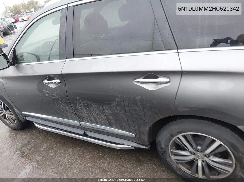2017 INFINITI QX60 VIN 5N1DL0MM2HC520342 — фото 14