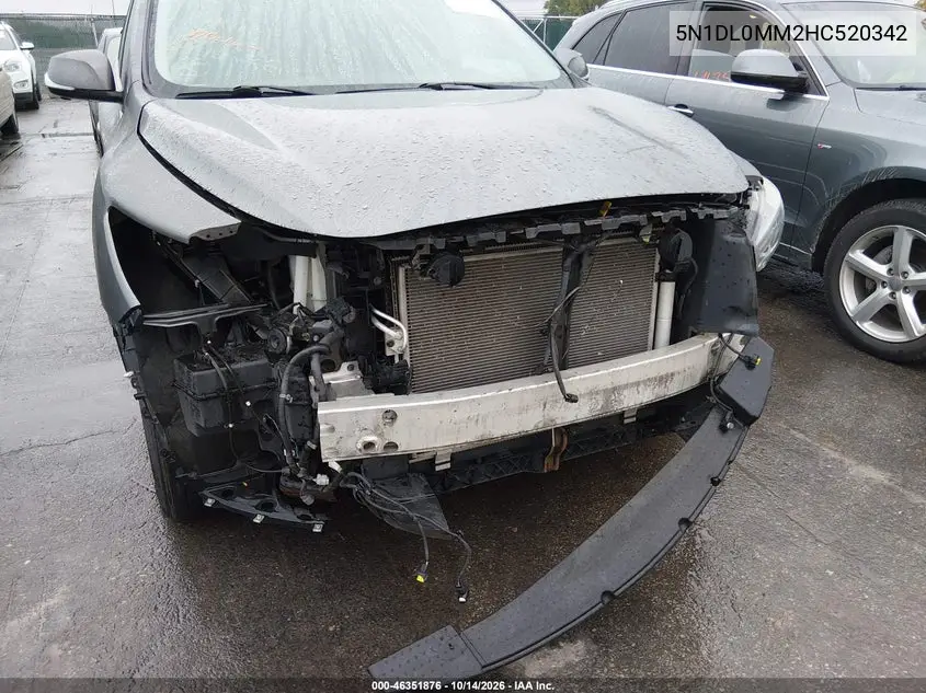 2017 INFINITI QX60 VIN 5N1DL0MM2HC520342 — фото 6