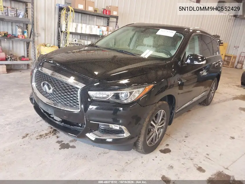 2017 INFINITI QX60 VIN 5N1DL0MM9HC552429 — фото 2