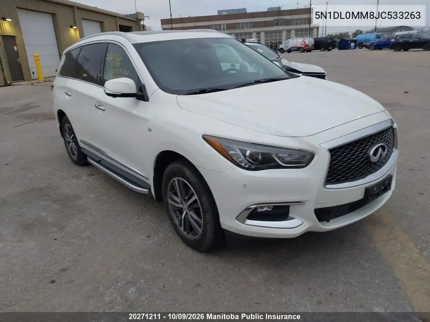 INFINITI QX60 2018, VIN 5N1DL0MM8JC533263