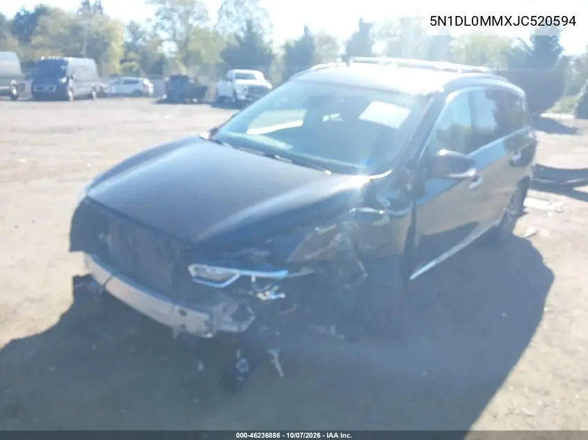 2018 INFINITI QX60 VIN 5N1DL0MMXJC520594 — фото 2