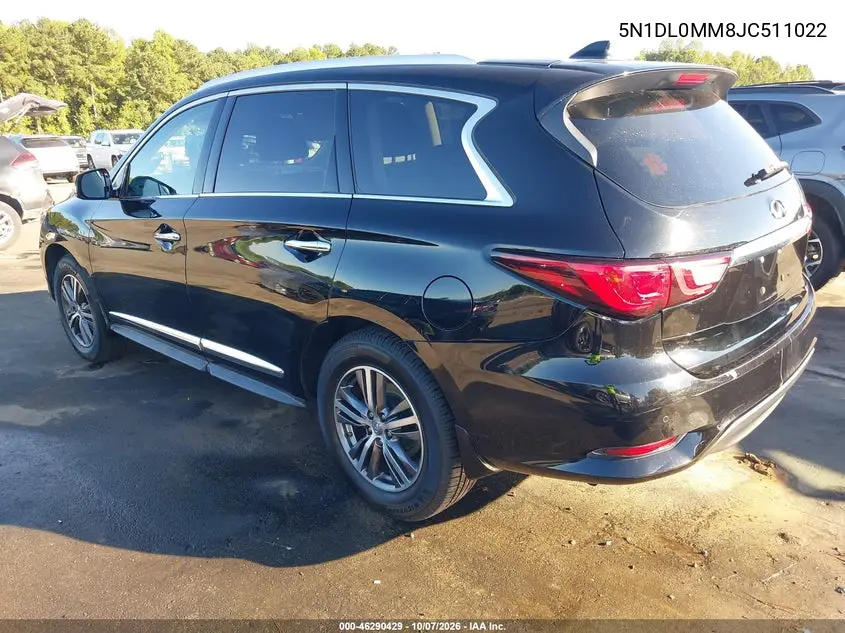 2018 INFINITI QX60 VIN 5N1DL0MM8JC511022 — фото 3