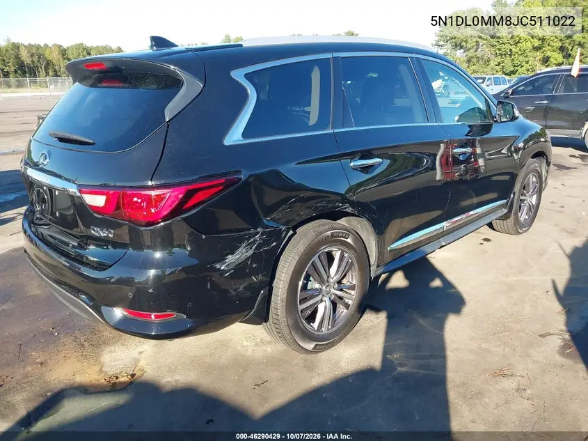 2018 INFINITI QX60 VIN 5N1DL0MM8JC511022 — фото 4