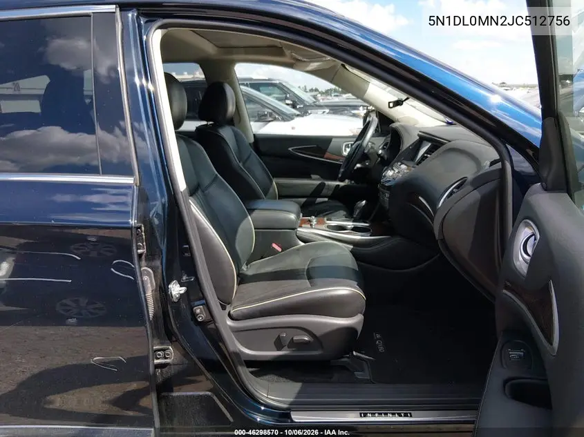 2018 INFINITI QX60 VIN 5N1DL0MN2JC512756 — фото 5