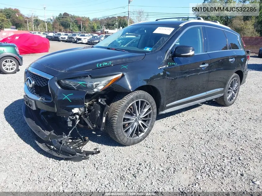 2018 INFINITI QX60 VIN 5N1DL0MM4JC532286 — фото 2