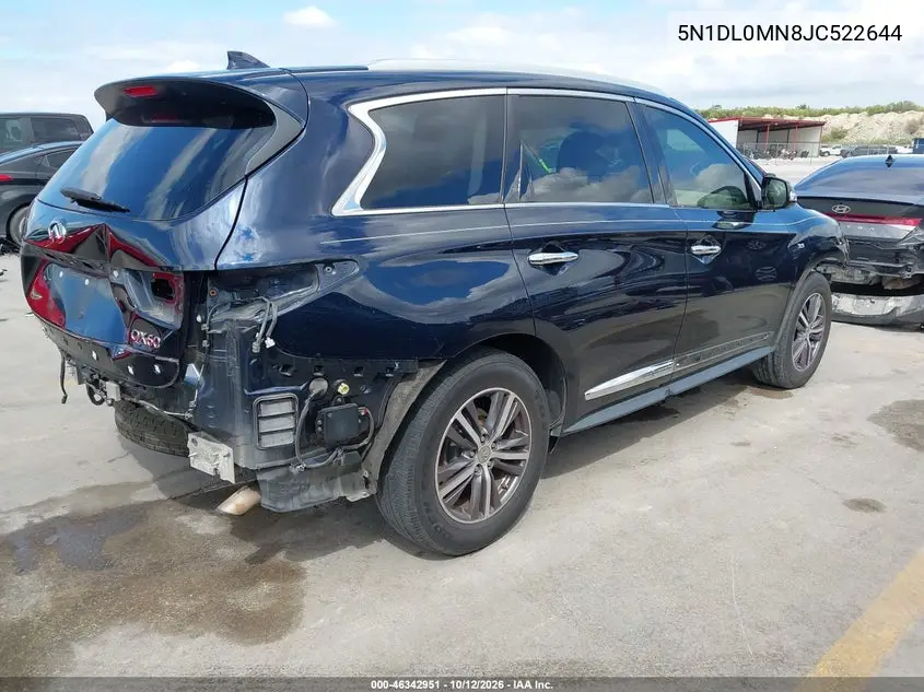 2018 INFINITI QX60 VIN 5N1DL0MN8JC522644 — фото 4